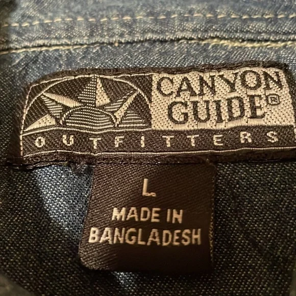 New no tags. Men’s Jeans Shirt. - Picture 2 of 4